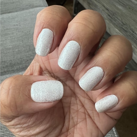 *Retired* Color Street: Couldn’t Carat Less | White Glitter Party Winter Sparkle - Picture 9 of 16